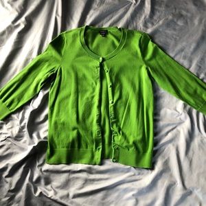 Talbots Green Cardigan